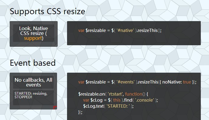 jQuery resizeThis